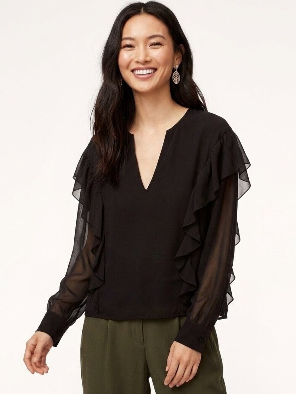 Wilfred Aritizia Blouse Black L